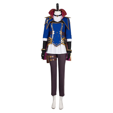League of Legends Caitlyn Kiramman Cosplay Disfraz Adulto Hombre Mujer Traje De Carnaval Halloween Fiesta